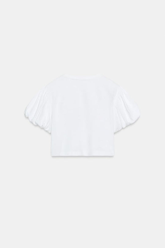 T-SHIRT COURT À MANCHES AMPLES