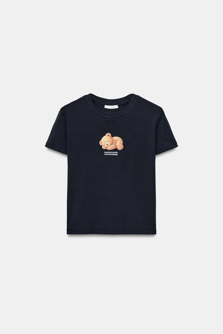 T-SHIRT OURS À MANCHES COURTES