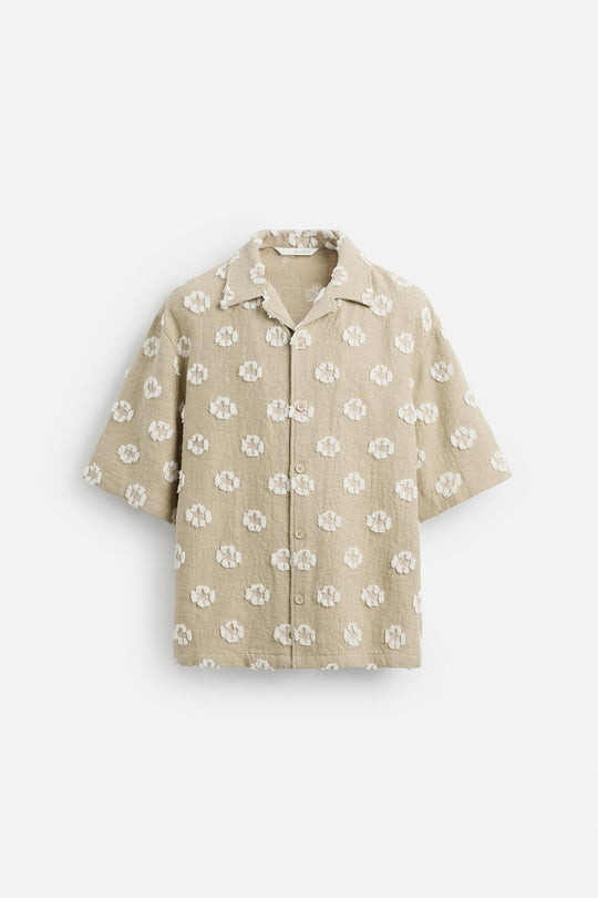 CHEMISE JACQUARD TEXTURÉ