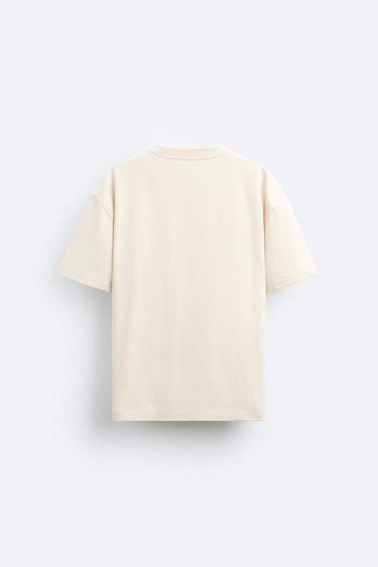 T shirt basique épais - Beige