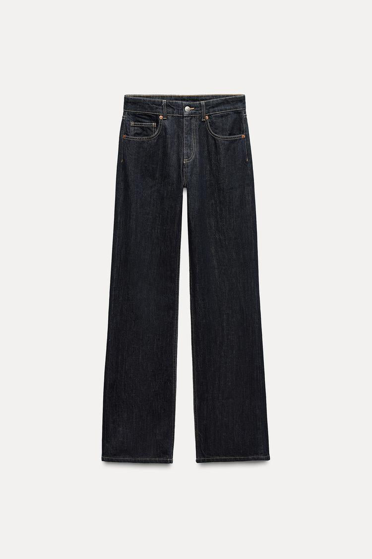 Jean trf wide leg taille normale - Indigo