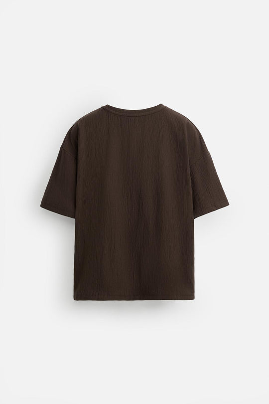 T-SHIRT RELAXED FIT STRUCTURÉ